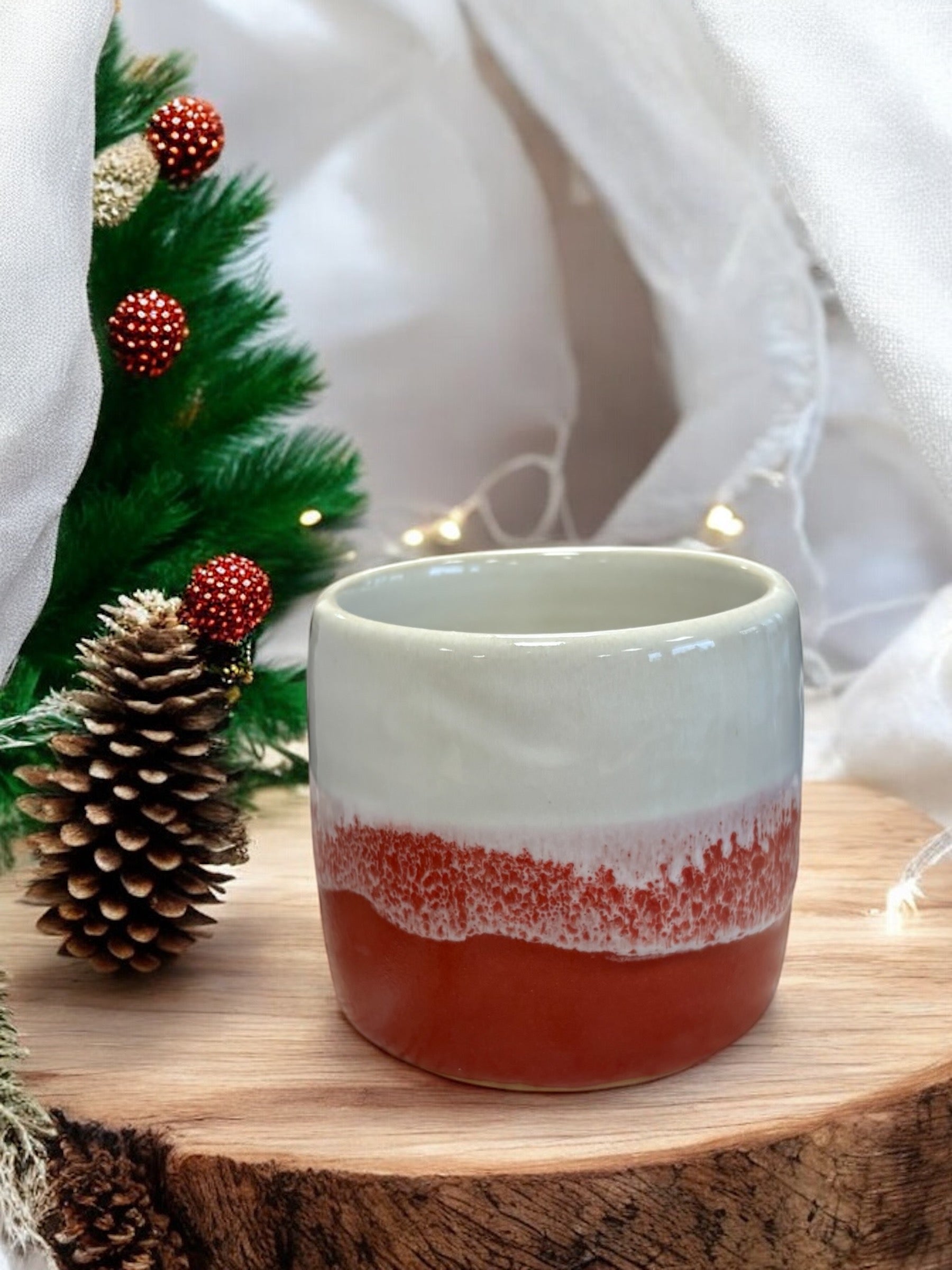 Red Snow Mug